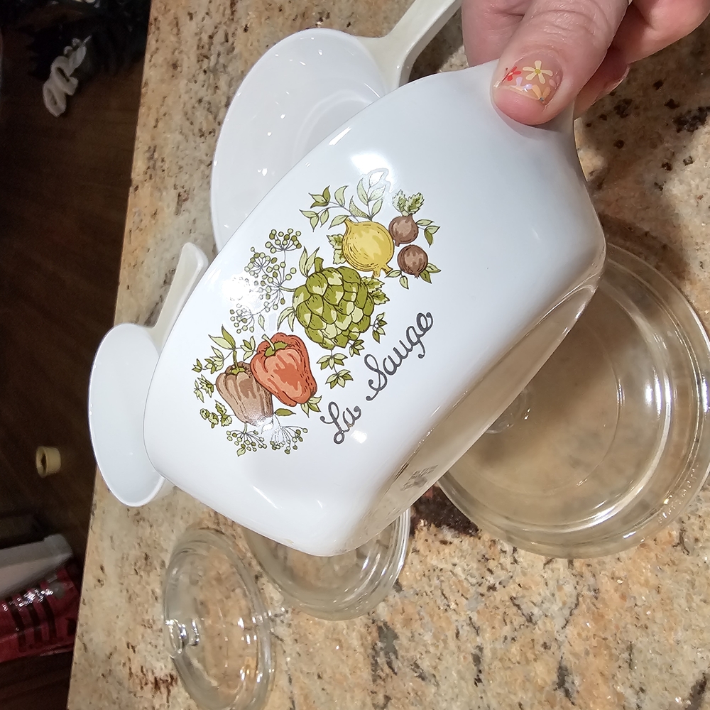 La Sauge/Marjolaine/Le Persil Vintage Casserole Dish Set